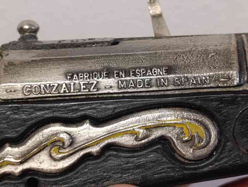 Křesadlová pistole - Replika - Gonzales  - foto 14