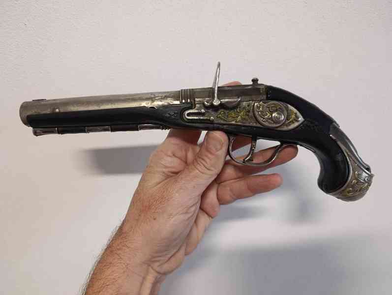 Křesadlová pistole - Replika - Gonzales  - foto 3