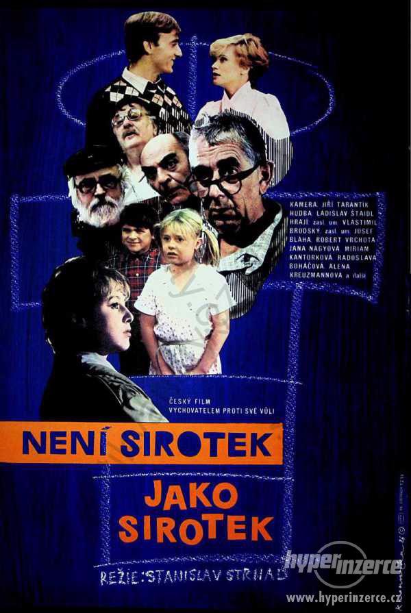 Není sirotek jako sirotek Kadrnožka filmový plakát - foto 1
