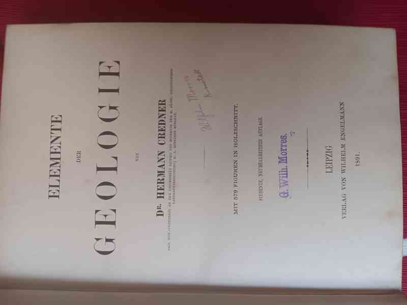 Elemente der Geologie  1891-dr.Credner - foto 2