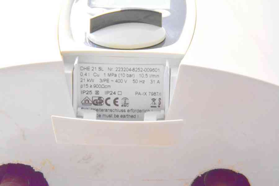 Průtokový ohřívač DHE 21 SL electronic comfort - foto 4