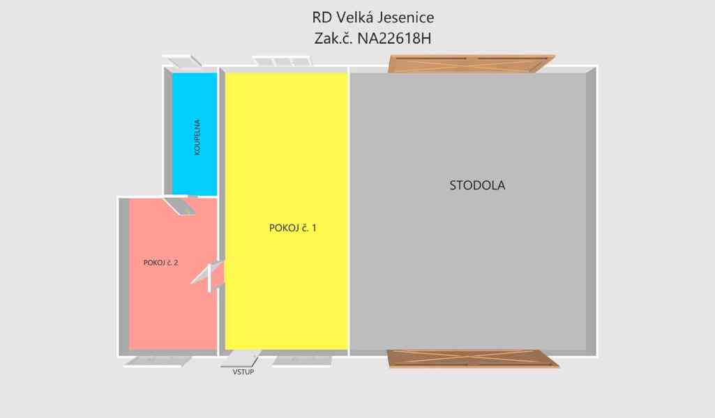 Velká Jesenice - rodinný dům se zahradou - foto 5