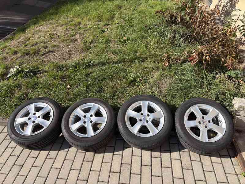 ALU KOLA R15 + letní pneu - foto 1