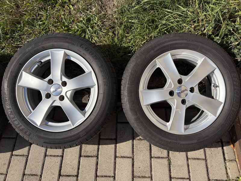 ALU KOLA R15 + letní pneu - foto 3
