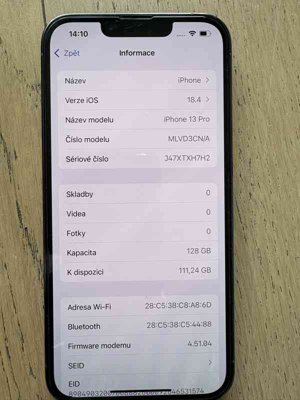 Apple iPhone 13 Pro 128GB Sierra Blue - jako nový - foto 2