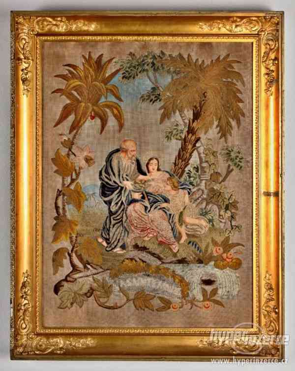 Ručně tkaný gobelín / tapiserie +/- 1820
