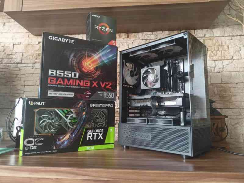 🔥 HERNÍ PC RYZEN 5 5600X, 16GB RAM, RTX 3070 GAMING, SSD 🔥 - foto 5