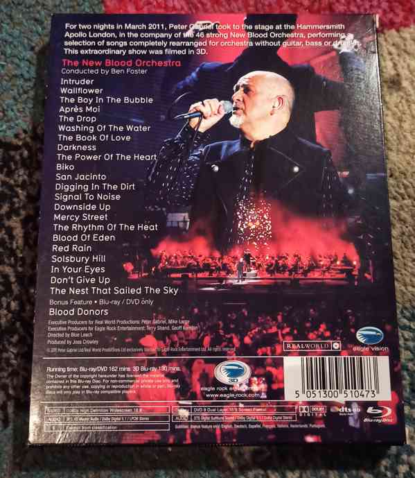 PETER GABRIEL - NEW BLOOD (blu-ray + DVD, nejlevněji) - foto 6