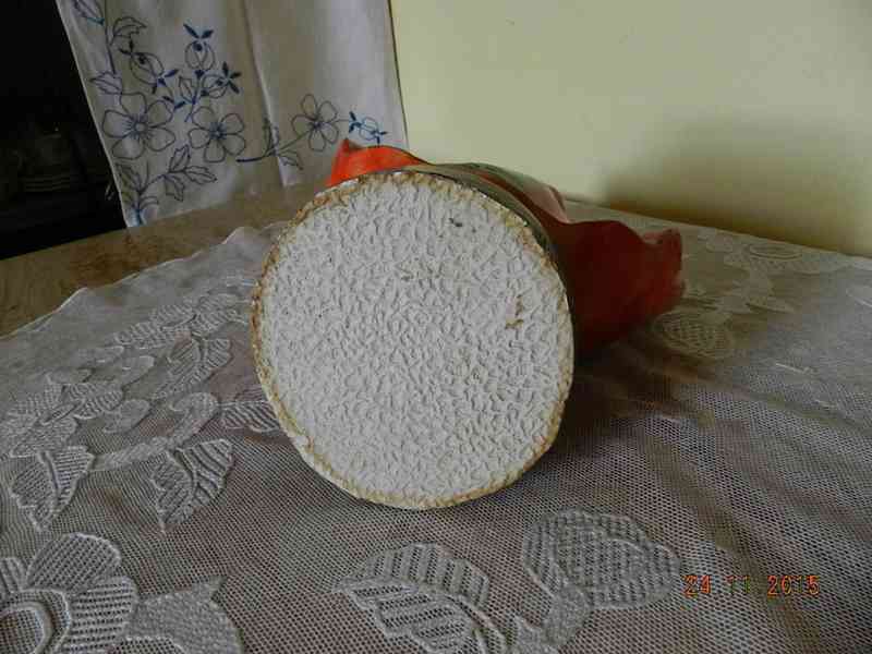 Krásná stará malovaná  soška socha Tanečnice 37cm - foto 11