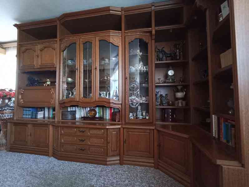 LUXUSNÍ - ROHOVÁ rustikální obývací stěna z masivu - foto 17