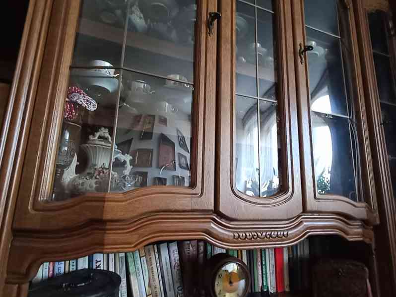 LUXUSNÍ - ROHOVÁ rustikální obývací stěna z masivu - foto 13