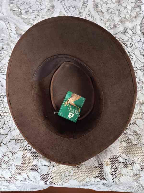 Prodám kožený pánský klobouk - foto 3