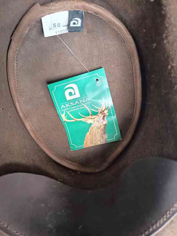 Prodám kožený pánský klobouk - foto 4