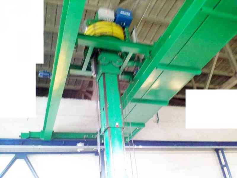 ele.jeřáb na 2t/4.2m teleskop 25m portál Iteco+DEMAG - foto 2