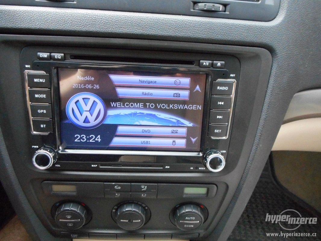 2DIN Autoradio/GPS/WIFI/BT/USB/SD/DVD/VW/Škoda/Seat - foto 1