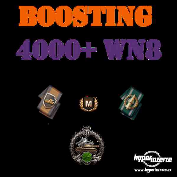 World of tanks boost (znaky,WN8, silver,ranked) - foto 1