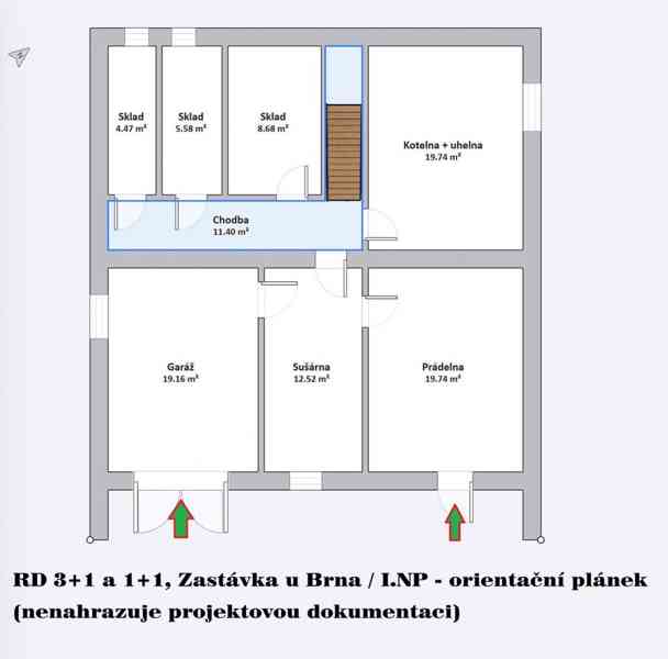 Rodinný dům se dvěma bytovými jednotkami, garáží a zahradou  - foto 20