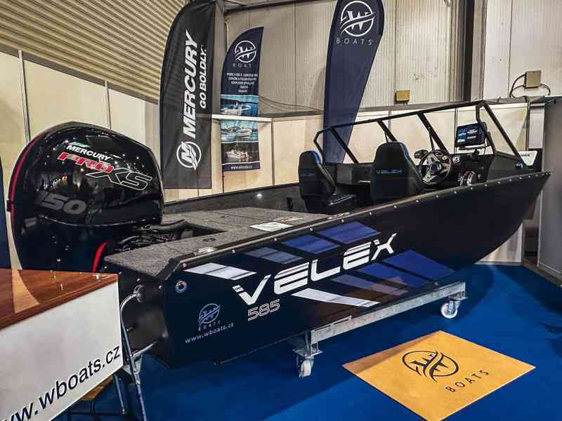 NOVÁ motor. loď Velex 585 + Mercury F 150 - foto 2