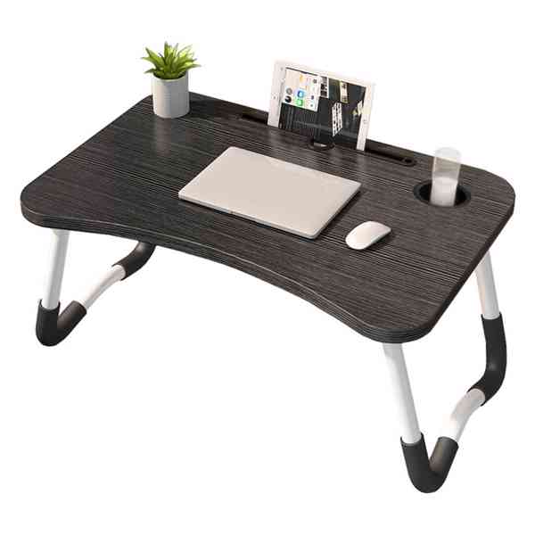 HIT-Skládací stolek na notebook k posteli, stojan pro laptop - foto 1