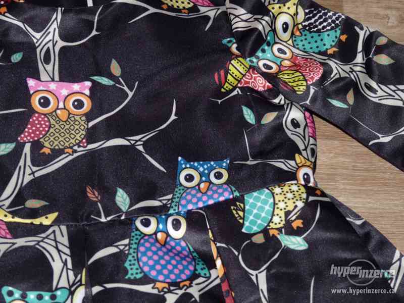 černé šaty se sovičkami - foto 2