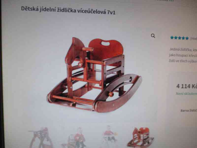 dětská víceúčelová židlička - foto 3