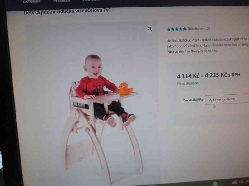 dětská víceúčelová židlička - foto 4