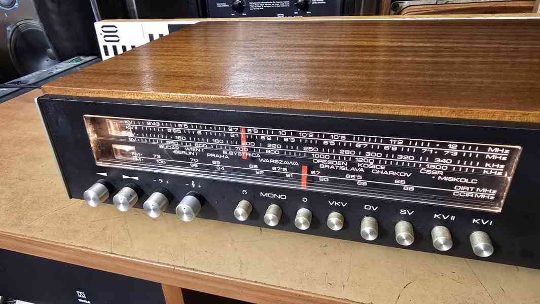 TESLA 814A stereo receiver unikátní vzhledový stav - foto 8