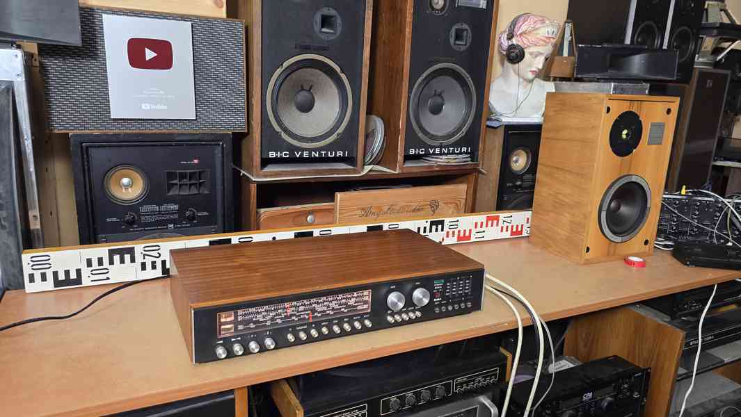 TESLA 814A stereo receiver unikátní vzhledový stav