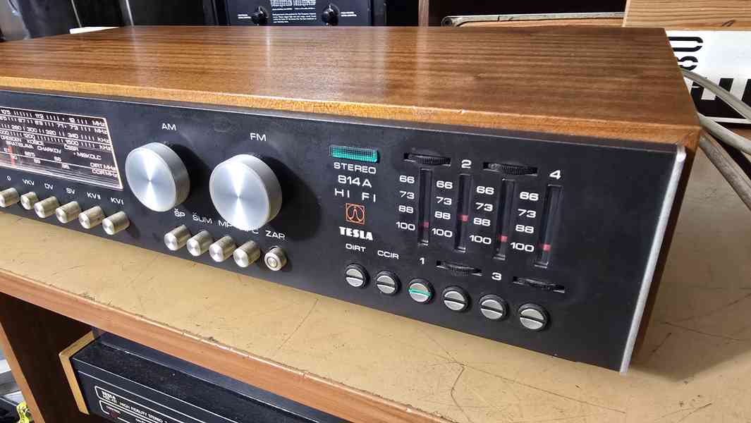TESLA 814A stereo receiver unikátní vzhledový stav - foto 3