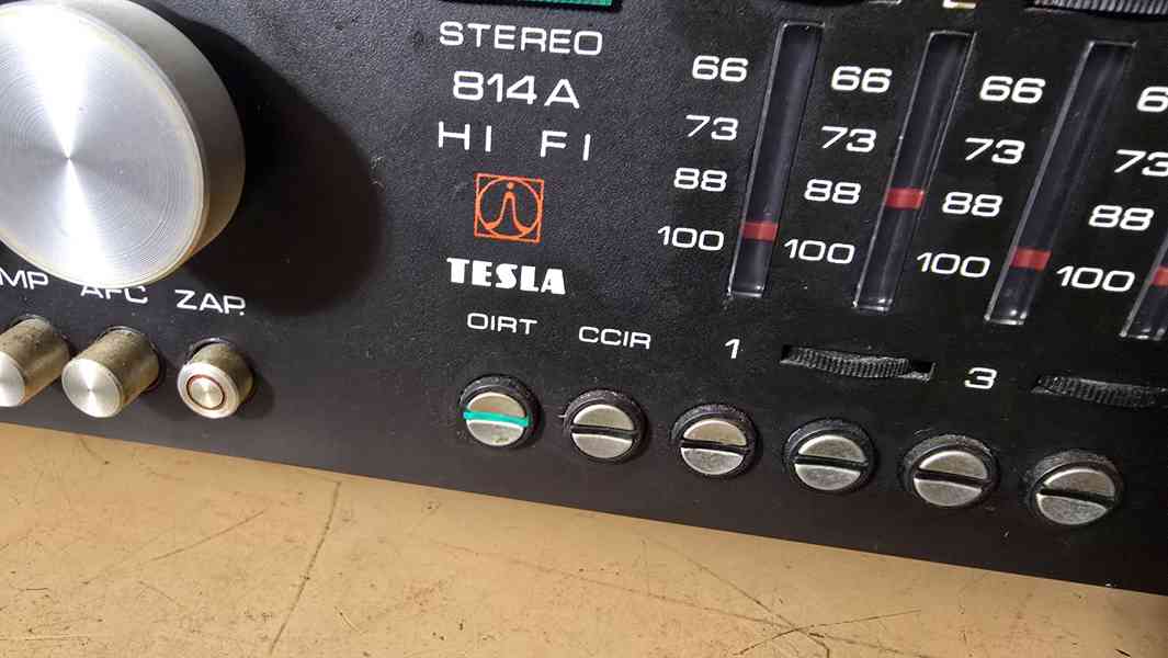 TESLA 814A stereo receiver unikátní vzhledový stav - foto 7