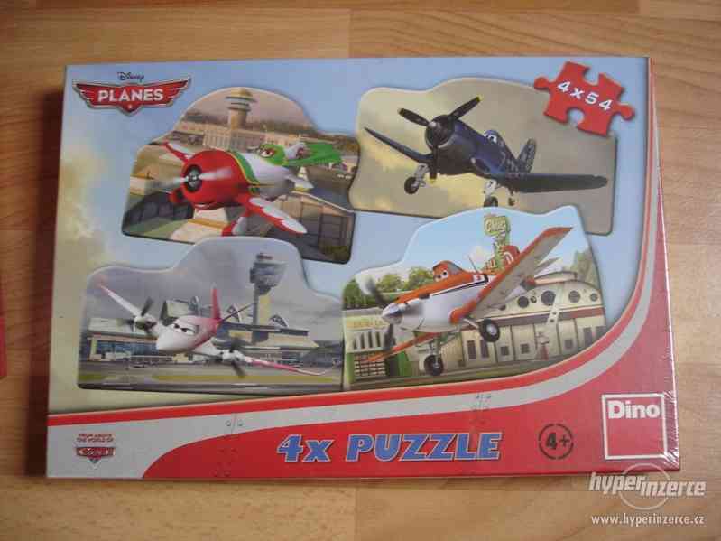 puzzle planes nebo cars NOVÉ - foto 3