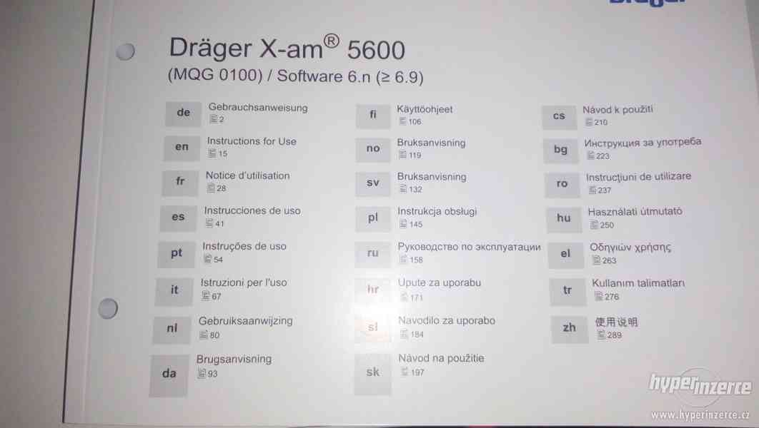 Detektor plynů Drager X-am 5600 - foto 2
