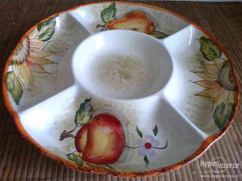 Servírovací talíř s dekoracemi SLEVA: - foto 4