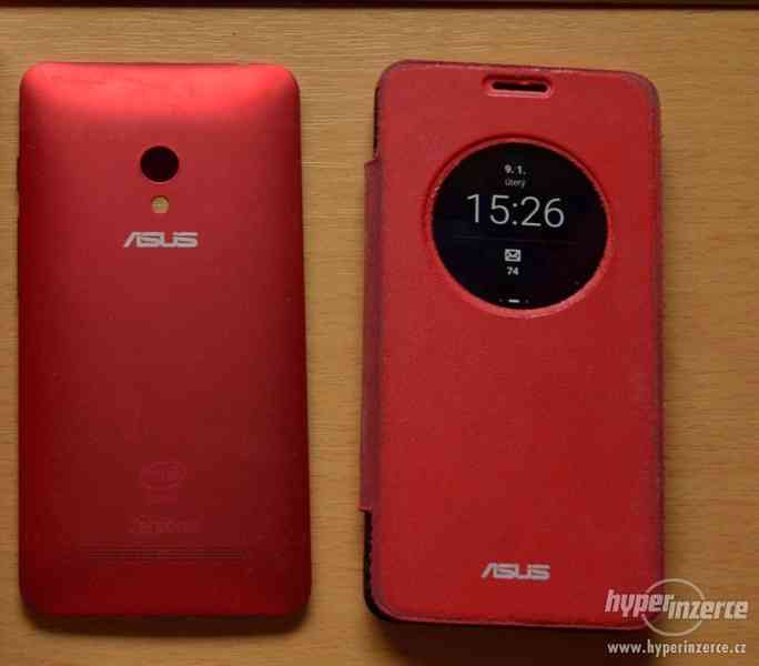 Asus ZenFone 5 červený 100% stav - foto 1