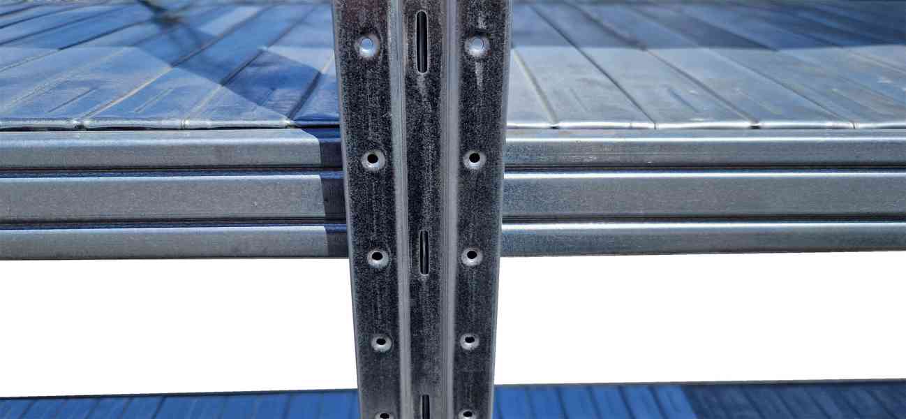 Profesionální Policové Regály Pozinkované. BAZAR - foto 11