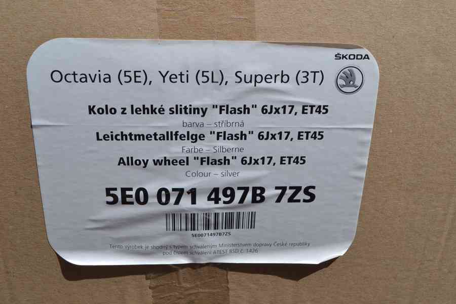 Nové orig.alu disky R17 Škoda Octavia II,III,Superb,Yeti. - foto 19