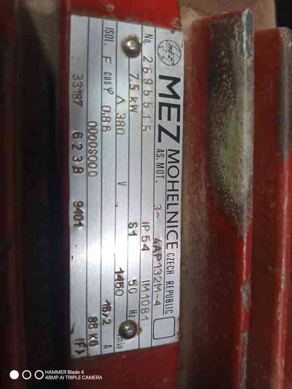 Elektromotor Mez Mohelnice, patkový  - foto 3