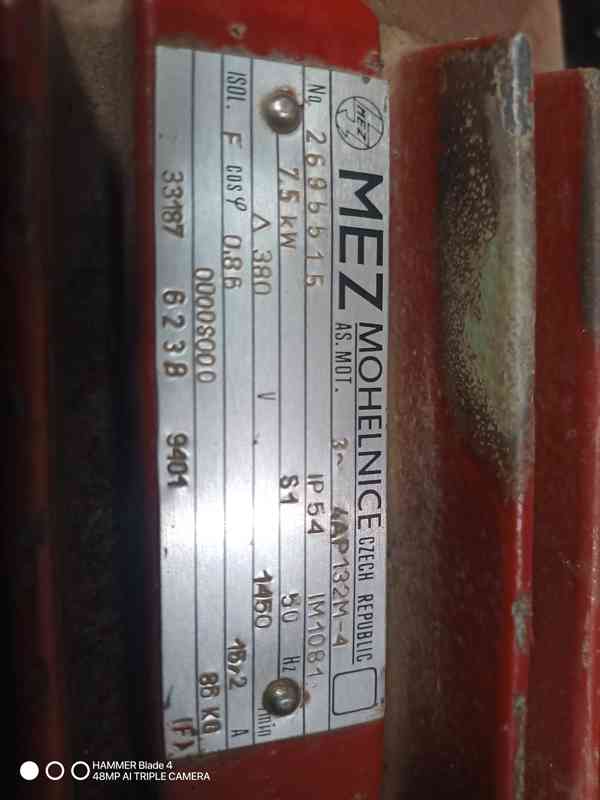 Elektromotor Mez Mohelnice, patkový  - foto 2
