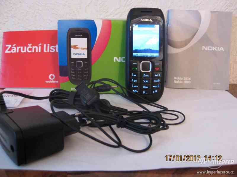 NOKIA 1616+SIM karta s bonusem 1.200,-Kč ZDARMA!!! - foto 1
