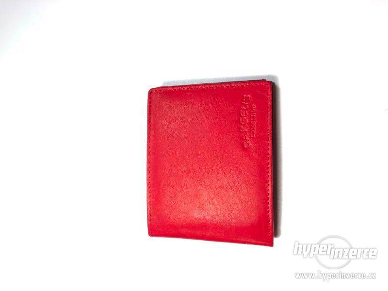 Dargelis kožená peněženka - červená - foto 1