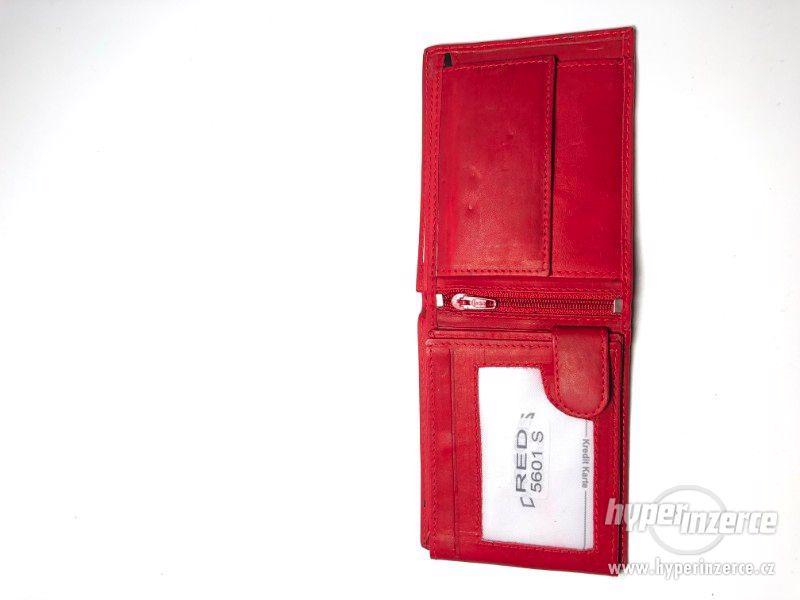 Dargelis kožená peněženka - červená - foto 2