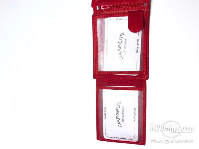 Dargelis kožená peněženka - červená - foto 3