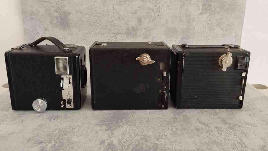 3x staré fotoaparáty, prodej jen vcelku - foto 4