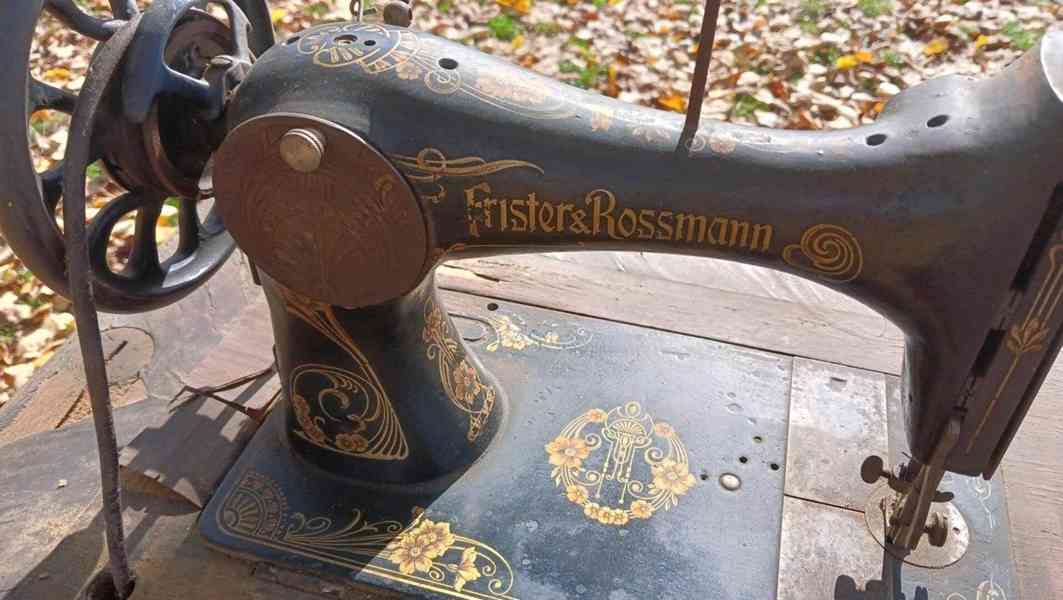 Šicí stroj Frister & Rossmann historický - foto 6