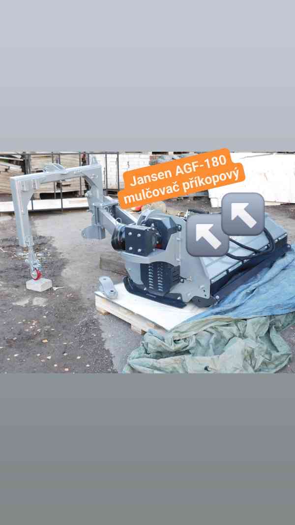 Jansen AGF-180 mulčovač příkopový - foto 11