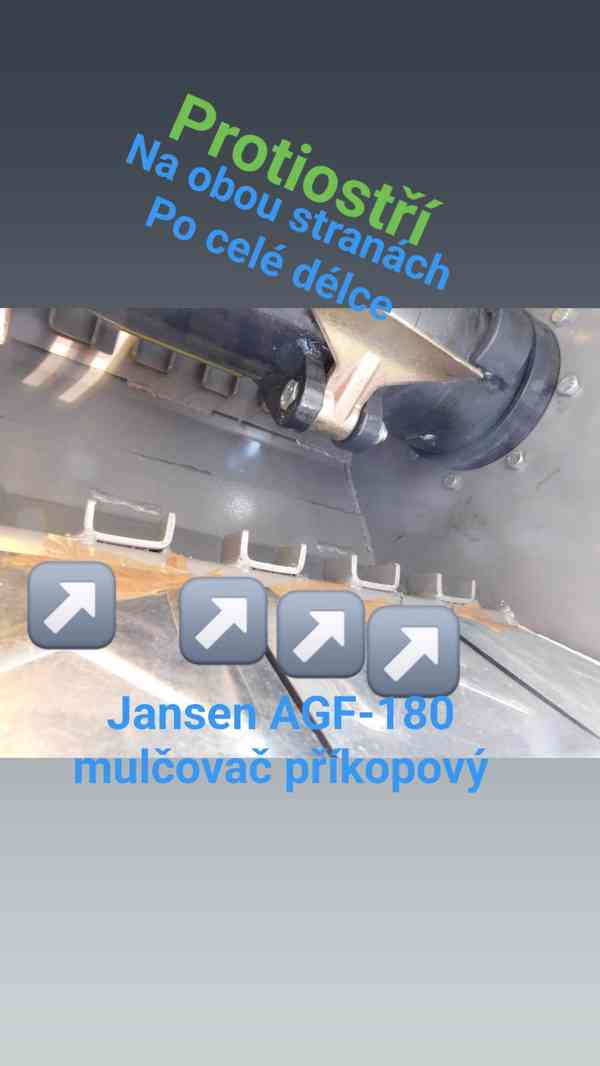 Jansen AGF-180 mulčovač příkopový - foto 16