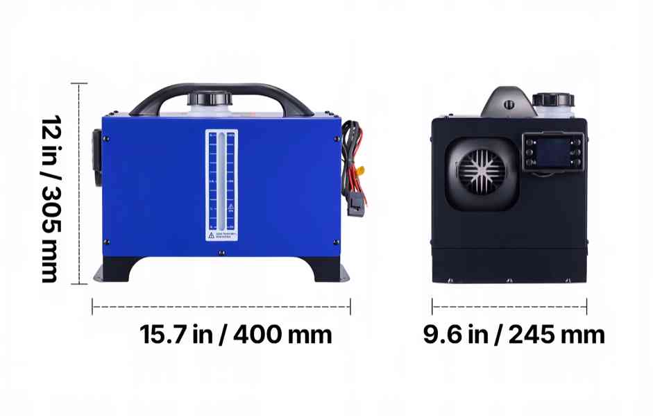 Naftové nezávislé topení 12V/24V 8kw - foto 3