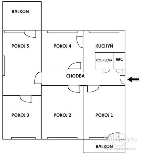 PRODEJ bytu 5+1, rozloha 129 m2, Ostrava-Přívoz - foto 3