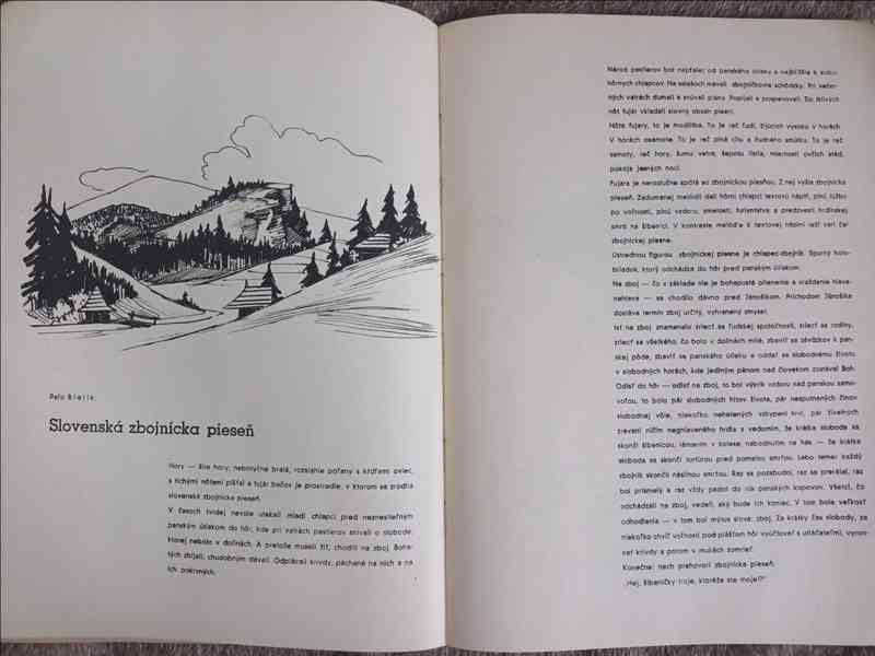 Prodám knížku "Slovenské zbojnícke piesne" (1941) s notami - foto 2