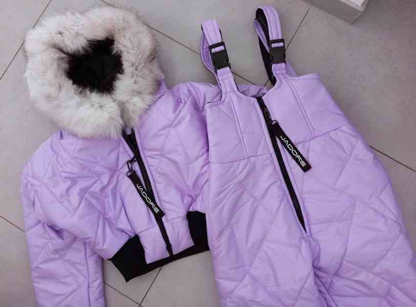 Stylovy damsky zimny lyziarsky komplet s kozusinou NOVY - foto 8